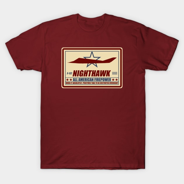 F-117 Nighthawk T-Shirt by TCP